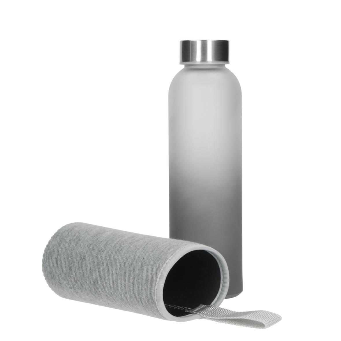 Glasflasche mit Hülle "Iced" 0,45 l