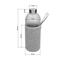 Glasflasche mit Hülle "Iced" 1,0 l