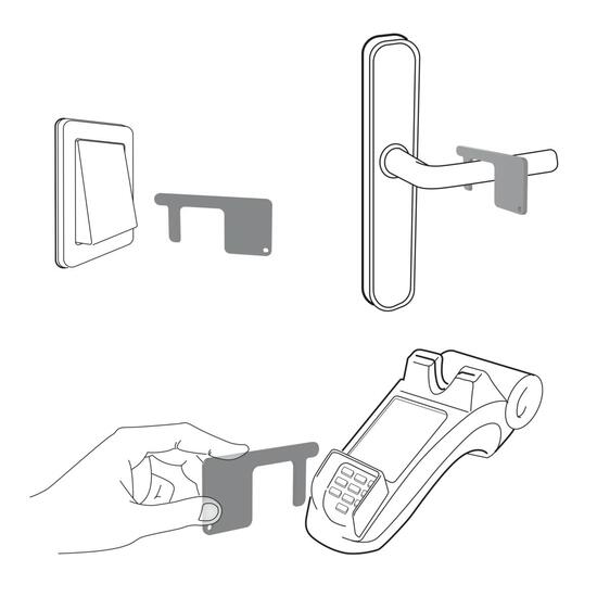 Schlüsselanhänger "Safe contact"