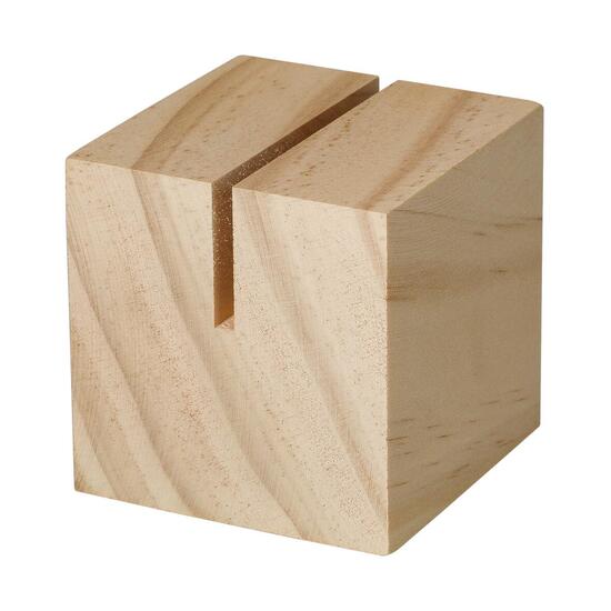 Holzmenükartenhalter "Cube"