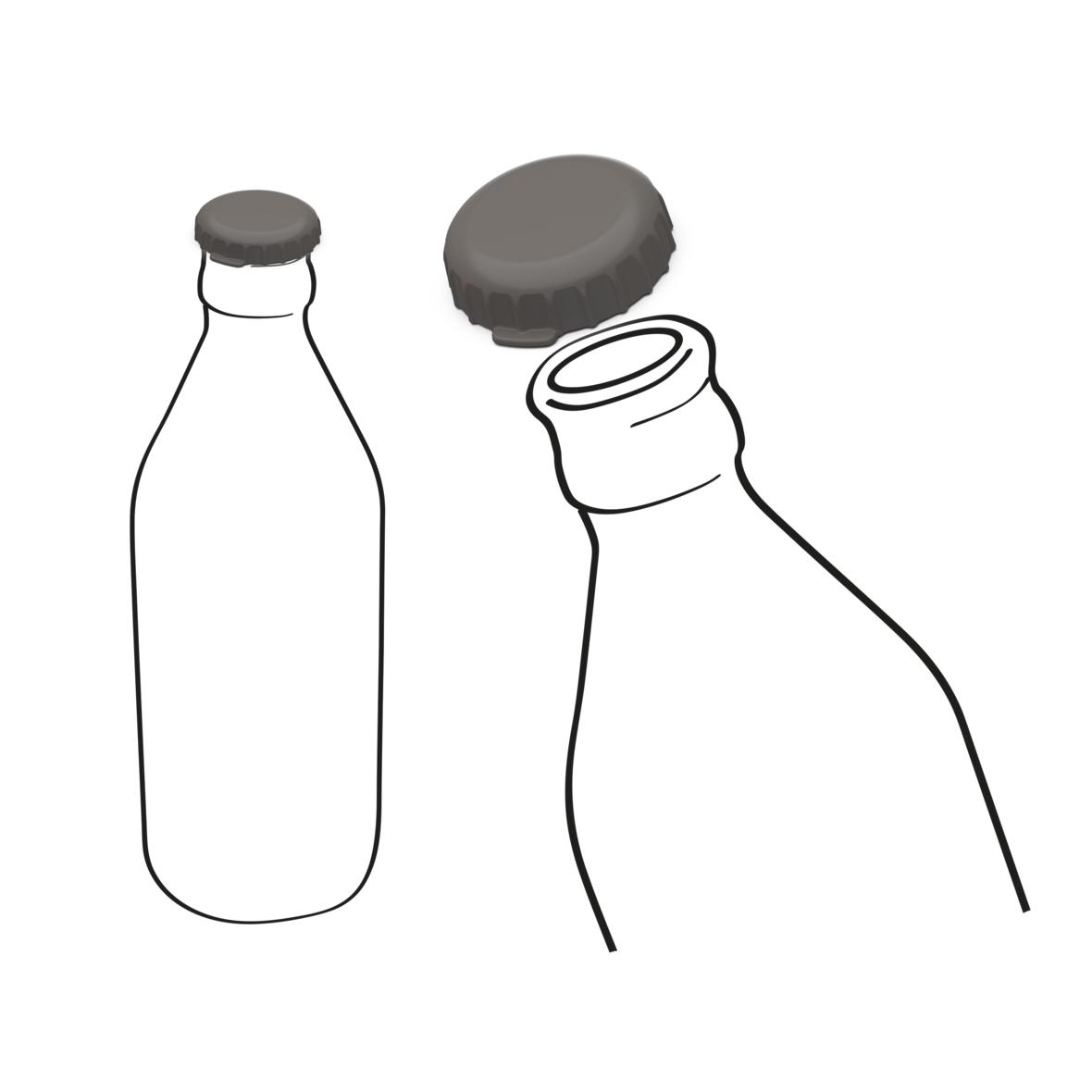 Flaschenverschluss "Kronkorken"