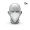 Atemschutzmaske "SafeCare" FFP3 NR, 10er Set