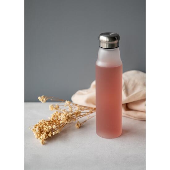 Glasflasche "Life" 700 ml, Frosted