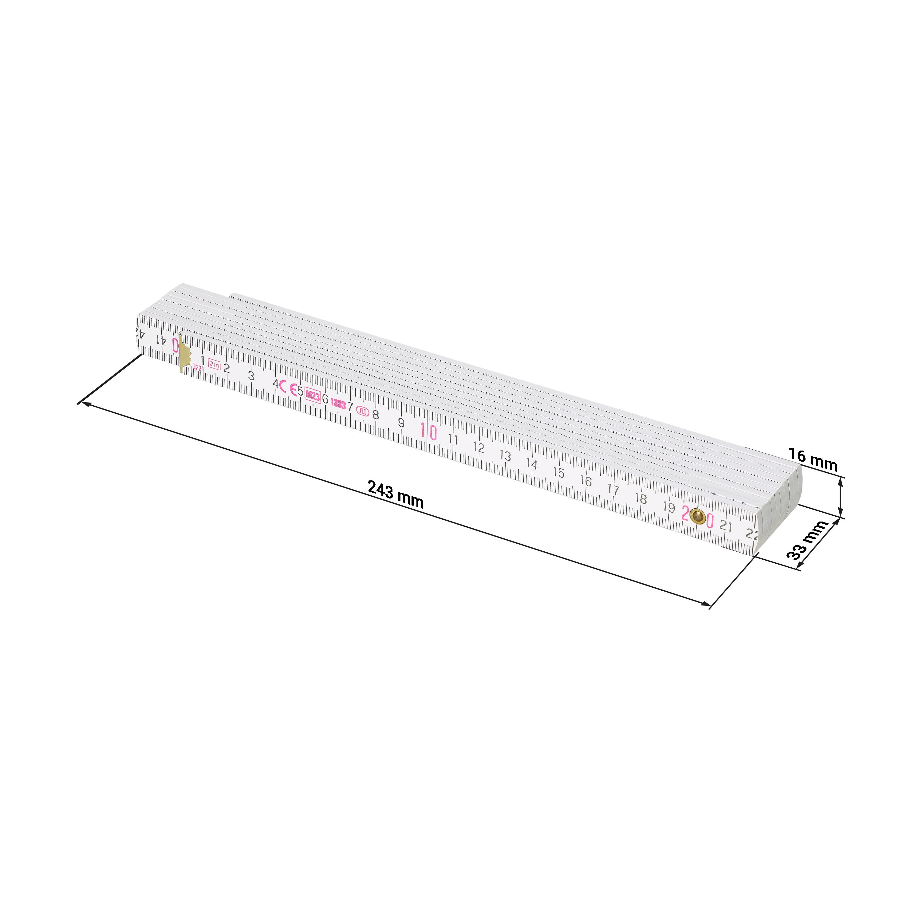 Zollstock "Craft", Classic, 2m