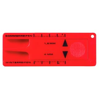 Schlüsselanhänger "Reifenprofilmesser"