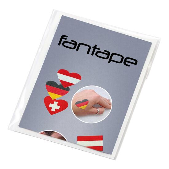 Fantape "Herz", 4er-Set