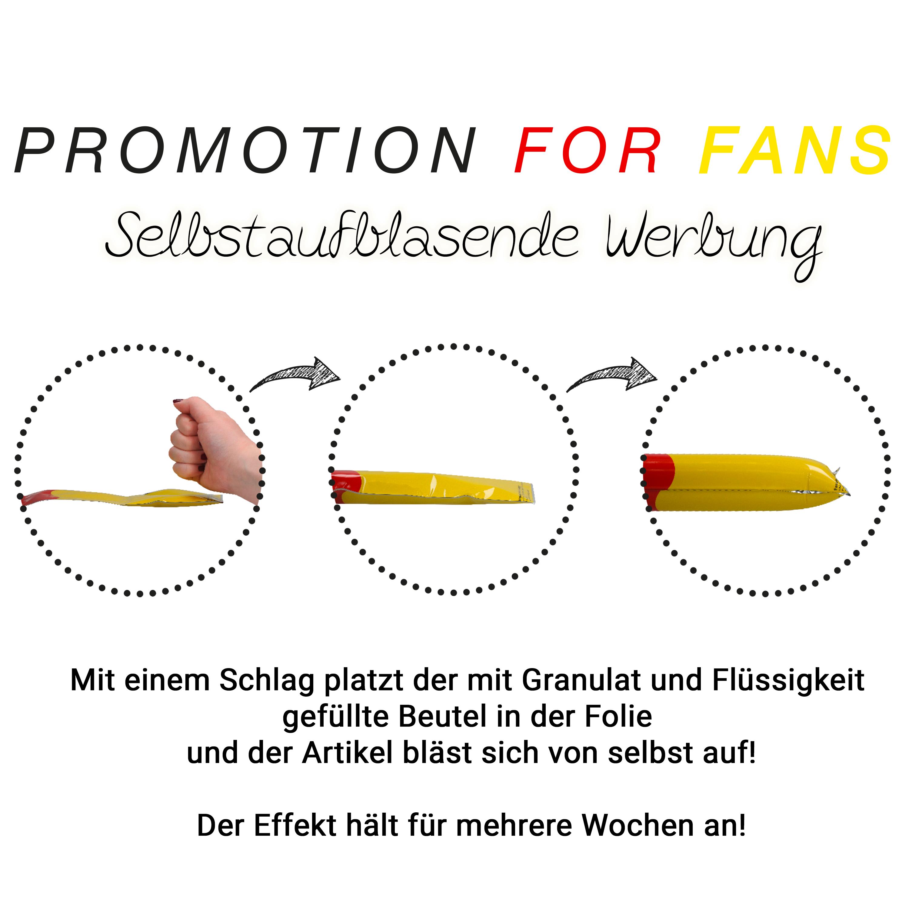 Klopfschlauch-Sticks, selbstaufblasend "Deutschland"