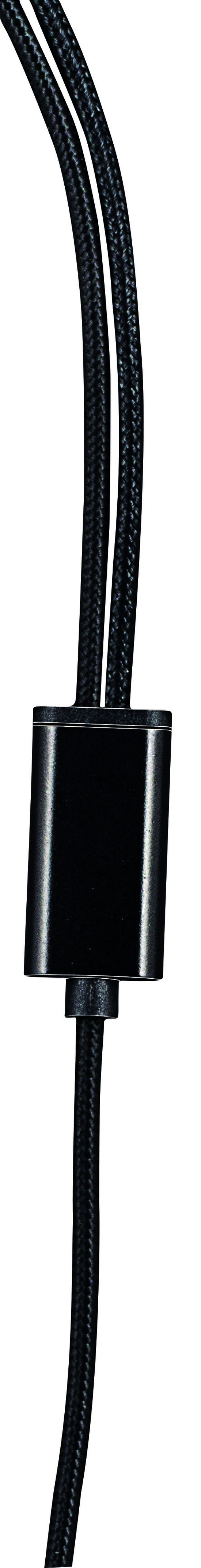 3-in-1 Kabel schwarz