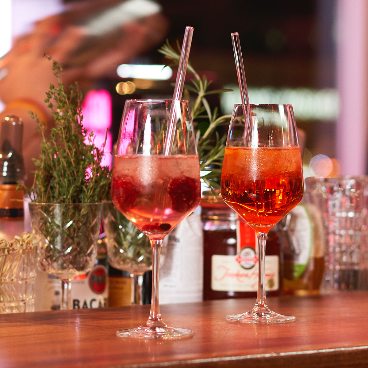 4er Glastrinkhalm Set + Bürste