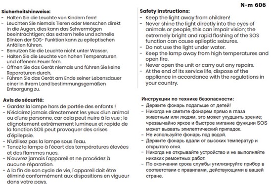 NIMBUS Kopflampe mit Sensor