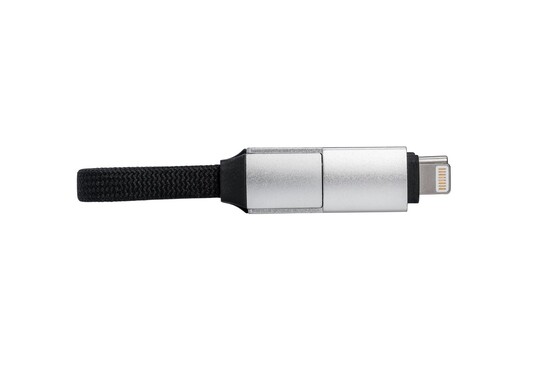 CONNECT Kabel 100W silbern