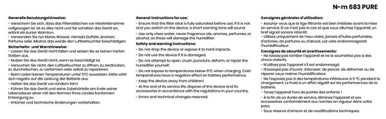 PURE Luftbefeuchter weiß