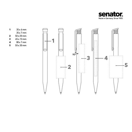 senator Super Hit Clear  Druckkugelschreiber