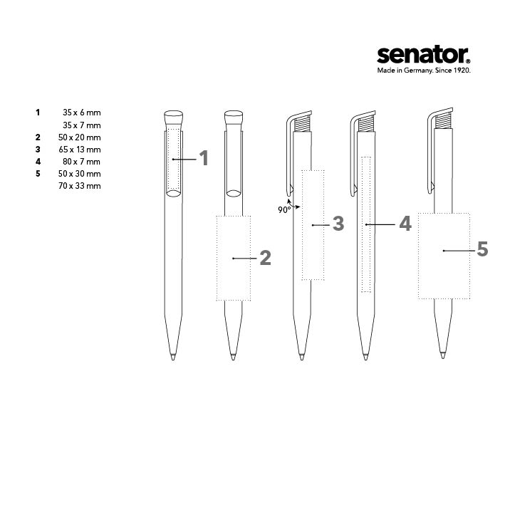 senator Super Hit Polished  Druckkugelschreiber