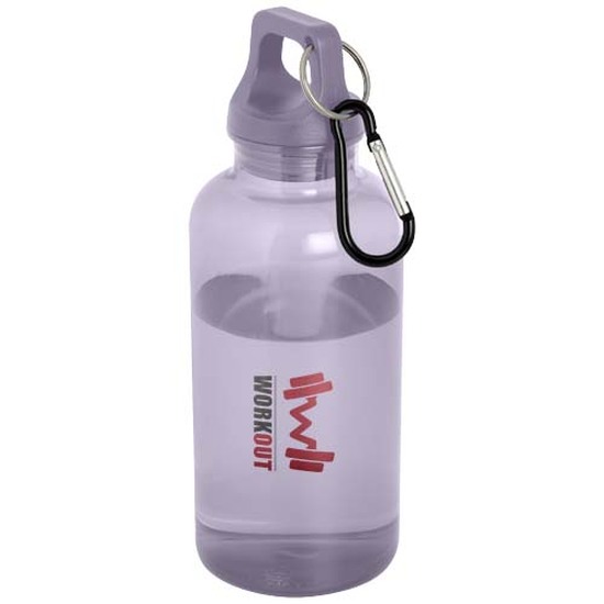Oregon 400 ml RCS-zertifizierte Trinkflasche aus recyceltem Kunststoff mit Karabiner