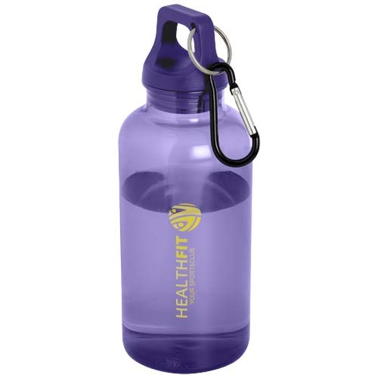 Oregon 400 ml RCS-zertifizierte Trinkflasche aus recyceltem Kunststoff mit Karabiner