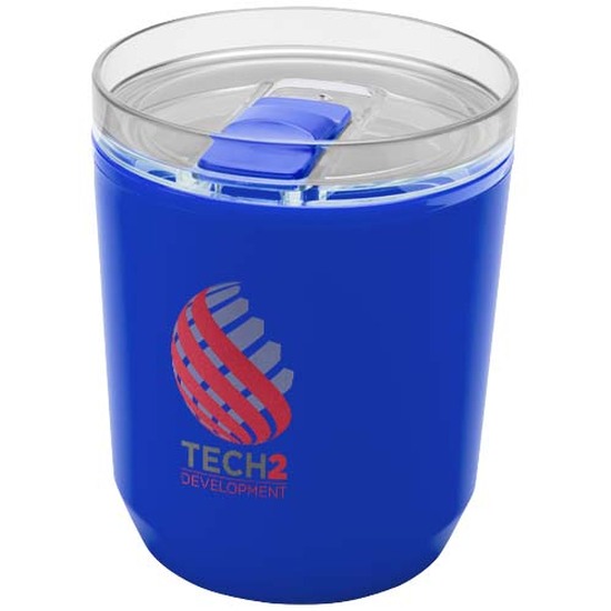 Hudson 180 ml doppelwandiger Becher aus recyceltem Kunststoff