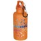 Oregon 400 ml einfarbige RS-zertifizierte Trinkflasche aus recyceltem Kunststoff mit Karabinerhaken