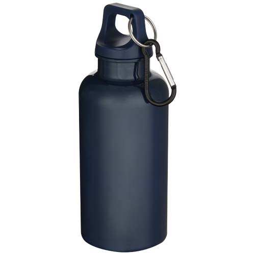 Oregon 400 ml einfarbige RS-zertifizierte Trinkflasche aus recyceltem Kunststoff mit Karabinerhaken
