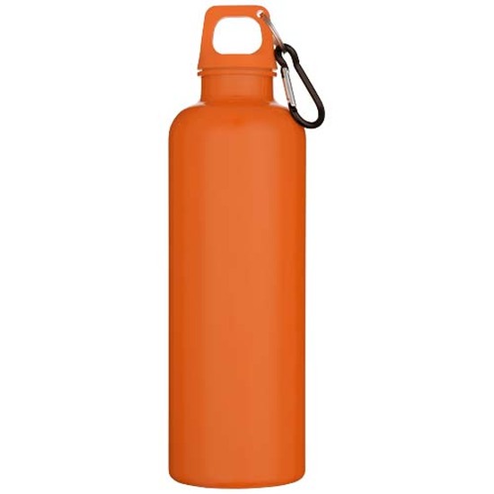 Oregon 750 ml einfarbige RS-zertifizierte Wasserflasche aus recyceltem Kunststoff mit Karabinerhaken
