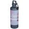 Oregon 750 ml einfarbige RS-zertifizierte Wasserflasche aus recyceltem Kunststoff mit Karabinerhaken