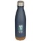 Cove 500 ml doppelwandige, vakuumisolierte Trinkflasche aus Edelstahl mit Korkdetails