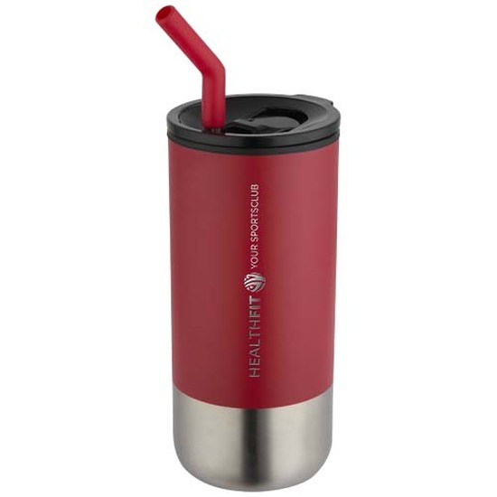 Grayson 480 ml RCS recycelter Isolierbecher mit Trinkhalm