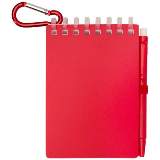 Lig Mini Recyceltes Outdoor-Softcover Notizbuch und Kugelschreiber Set (schwarze Mine)