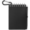 Lig Mini Recyceltes Outdoor-Softcover Notizbuch und Kugelschreiber Set (schwarze Mine)