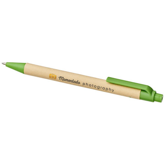 Berk Kugelschreiber aus recyceltem Karton und Mais (schwarze Mine)