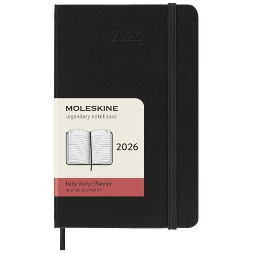 Moleskine Hardcover 12 Monate Tageskalender , Pocket-Format