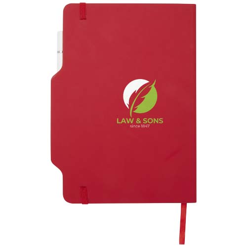 Nexus A5 Hardcover Notizbuch mit Kugelschreiber und Bleistiftset (schwarze Mine)