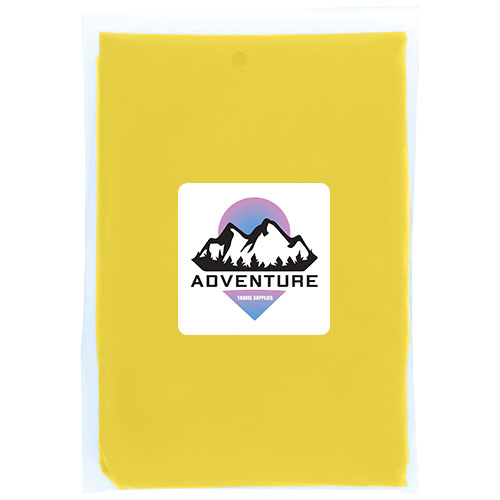 Mayan Regenponcho mit Aufbewahrungstasche aus recyceltem Kunststoff