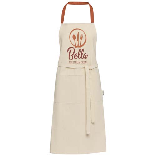 Nia 200 g/m² Schürze aus recycelter Baumwolle