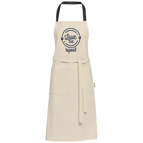 Nia 200 g/m² Schürze aus recycelter Baumwolle