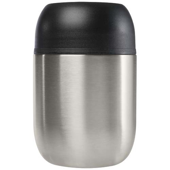Supo 480 ml doppelwandiger Lunchpot aus recyceltem Edelstahl mit faltbarem Löffel