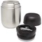 Supo 480 ml doppelwandiger Lunchpot aus recyceltem Edelstahl mit faltbarem Löffel