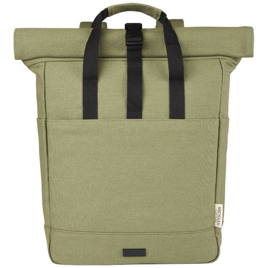 Joey 15" GRS Rolltop Laptoprucksack aus recyceltem Canvas 15 L