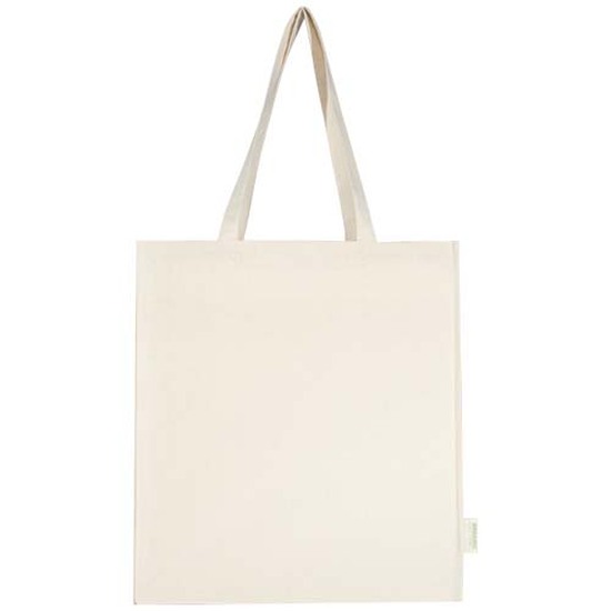 Odisha 180 g/m² OCS Bio Tragetasche mit Seitenfalten 14L