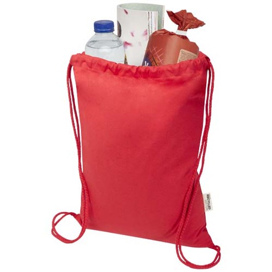 Peru Blend 180 g/m² Sportbeutel aus GRS recycelter Baumwolle 5L