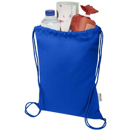Peru Blend 180 g/m² Sportbeutel aus GRS recycelter Baumwolle 5L