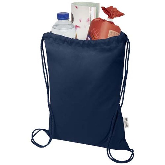 Peru Blend 180 g/m² Sportbeutel aus GRS recycelter Baumwolle 5L