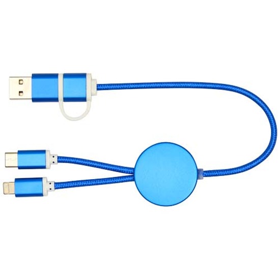 Alasia 30 cm 5-in-1 Kabel aus recyceltem Kunststoff für Datenübertragung und 27W Schnellladung