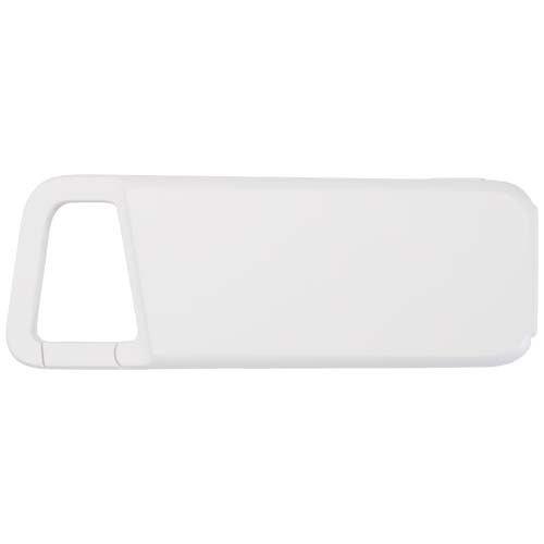 Alkes 12 W 5.000 mAh wasserfeste Powerbank aus recyceltem Kunststoff mit Karabinerhaken