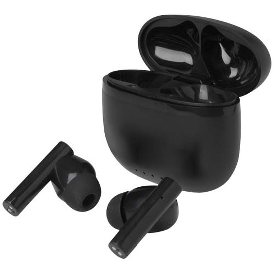 Alterf True Wireless Bluetooth® Headset aus recyceltem Kunststoff mit Silikon-Ohrstöpseln