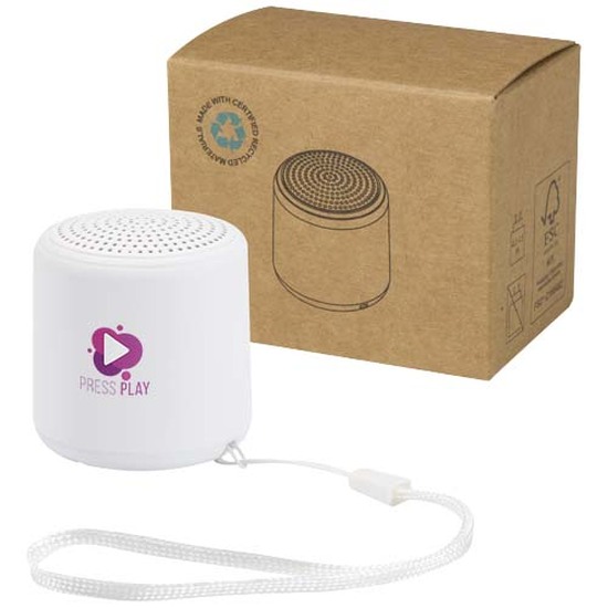Velkis 3 W Bluetooth® Lautsprecher aus recyceltem Kunststoff