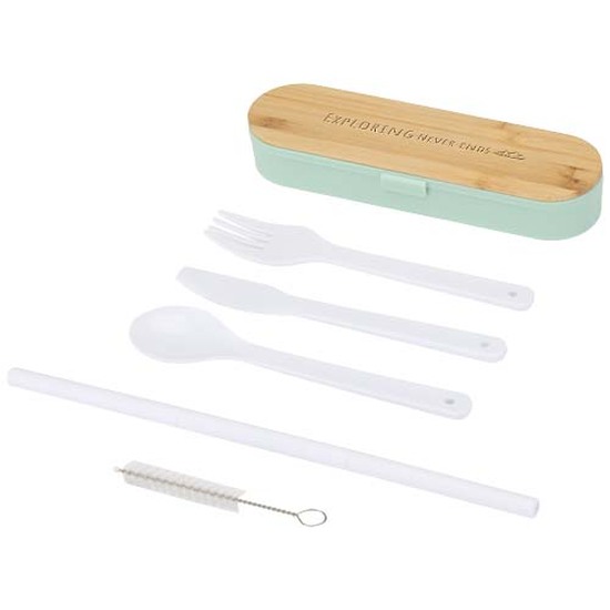 Runa Besteckset mit Bambusdeckel