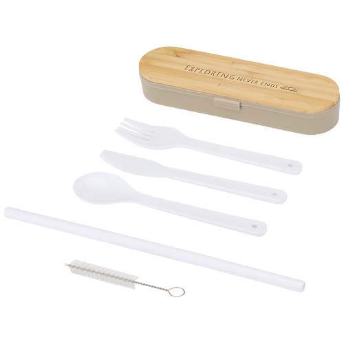 Runa Besteckset mit Bambusdeckel