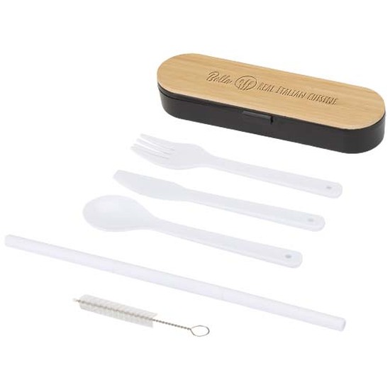 Runa Besteckset mit Bambusdeckel