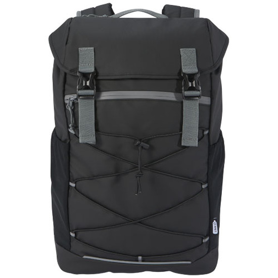 Aqua 15,6" GRS recycelter wasserabweisender Laptop-Rucksack 23 L